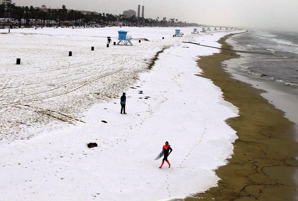 Snow on the beach! John McGanty Random MusingsJohn McGanty Random